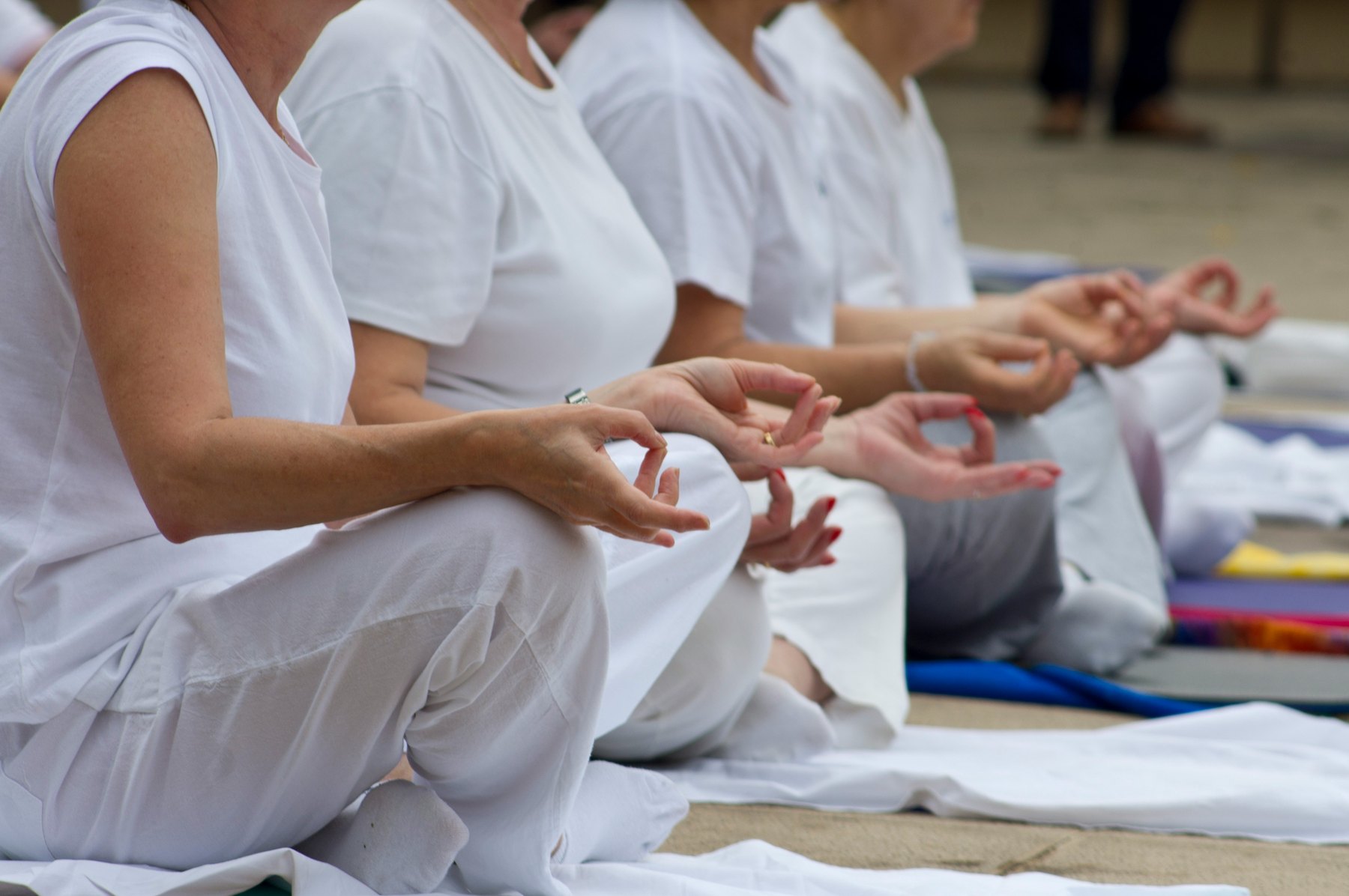 Práctica de meditación en grupo
